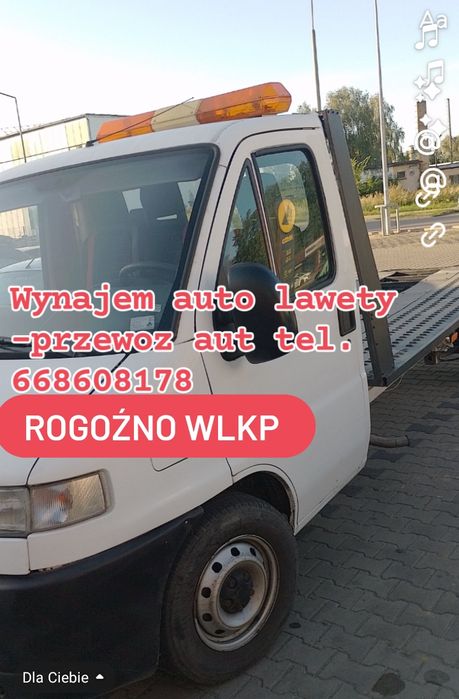 Auto-laweta -wynajem - transport auto-pomoc