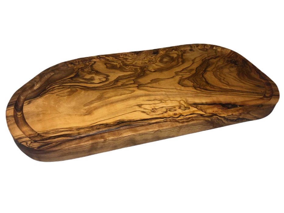 SOL59 Rustykalna Drewniana Deska Do Krojenia Z Drewna Oliwnego 35x18