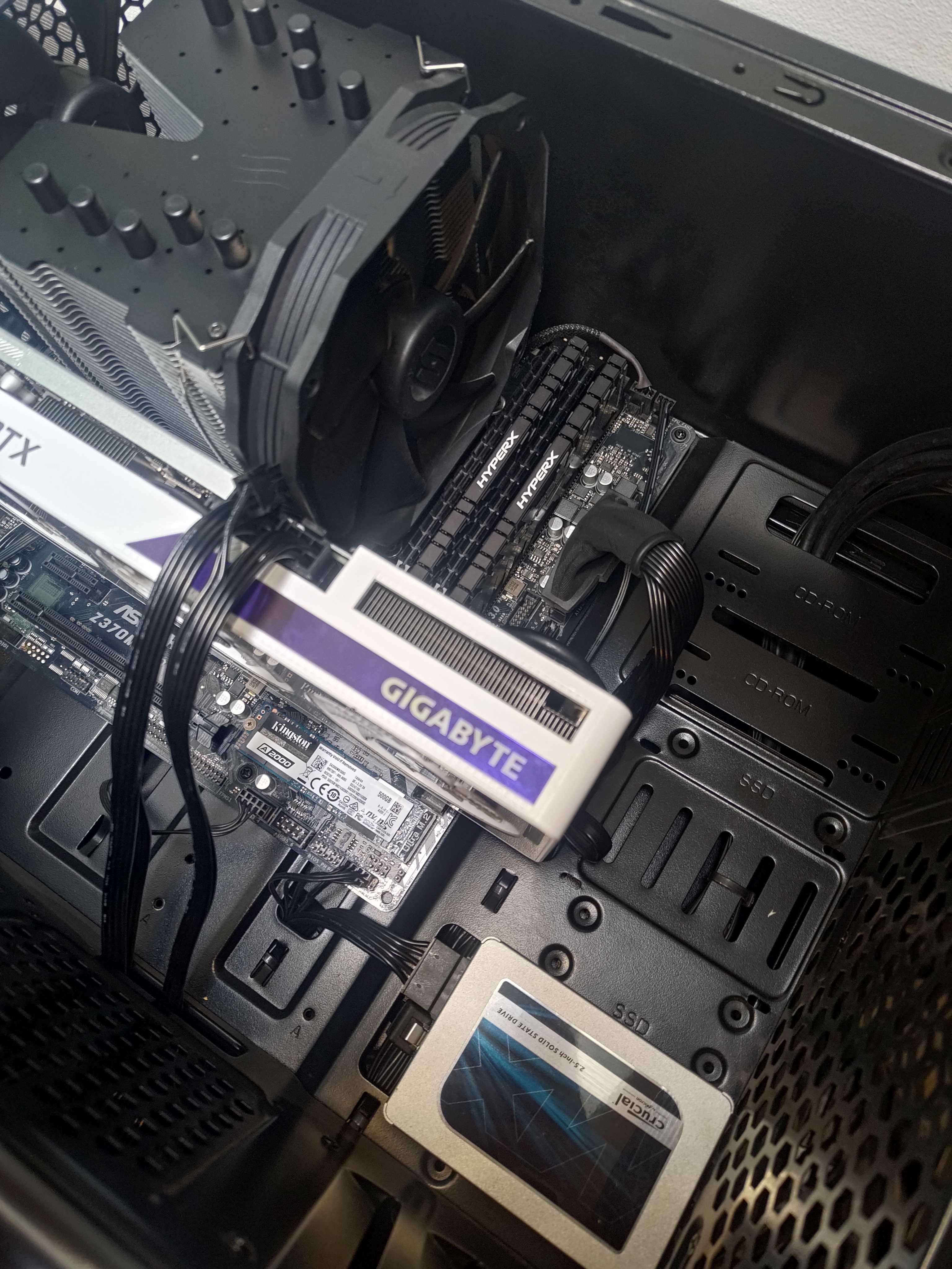 Kompuer do gier rtx 3060ti i7 9700k 32gb RAM 1 TB SSD