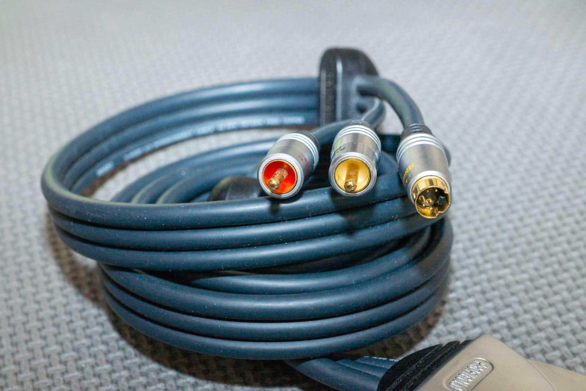 Profigold PGV532 Kabel SCART->SVHS+2xRCA - 1,5m