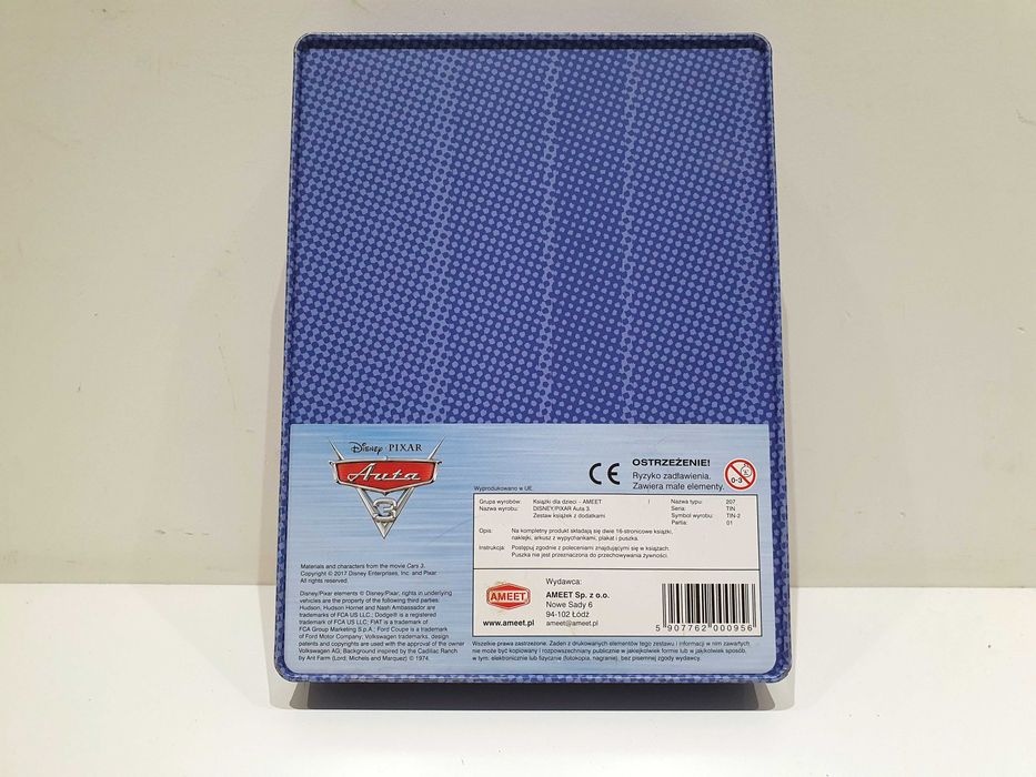 Disney Pixar Cars 3 Auta puszka na książki samochody dekoracyjna