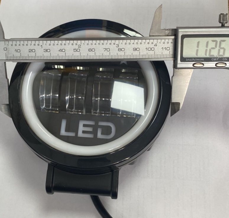 Фара ЛЕД с габаритом 50w ПТФ линза СТГ противотуманная LED с ДХО