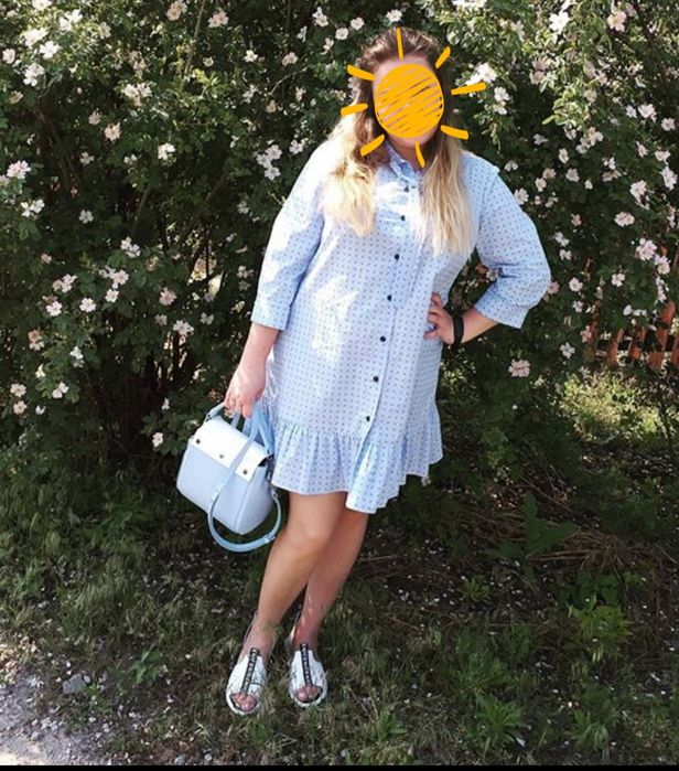 Платье бренда VOVK якоря, хлопок