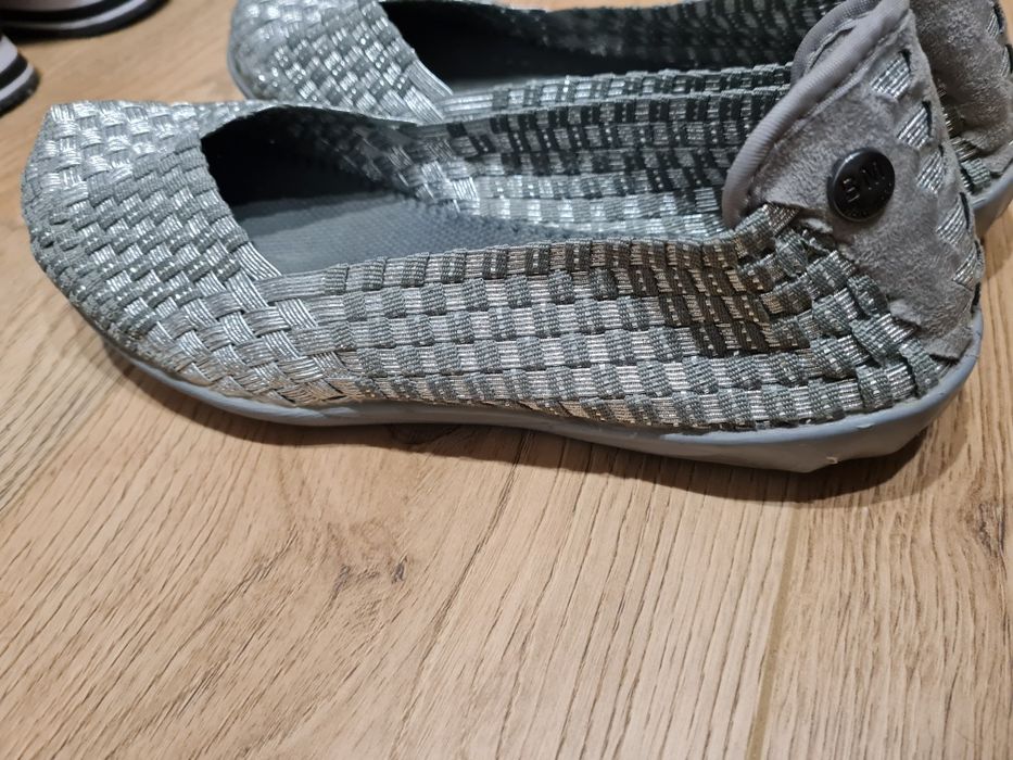 Sapatilhas prateadas