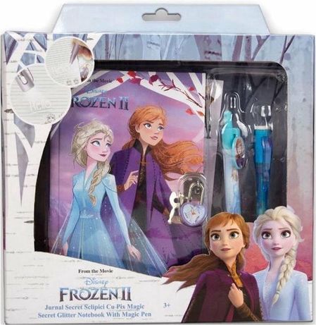 Diário secreto mágico Frozen II Elsa e Ana, novo
