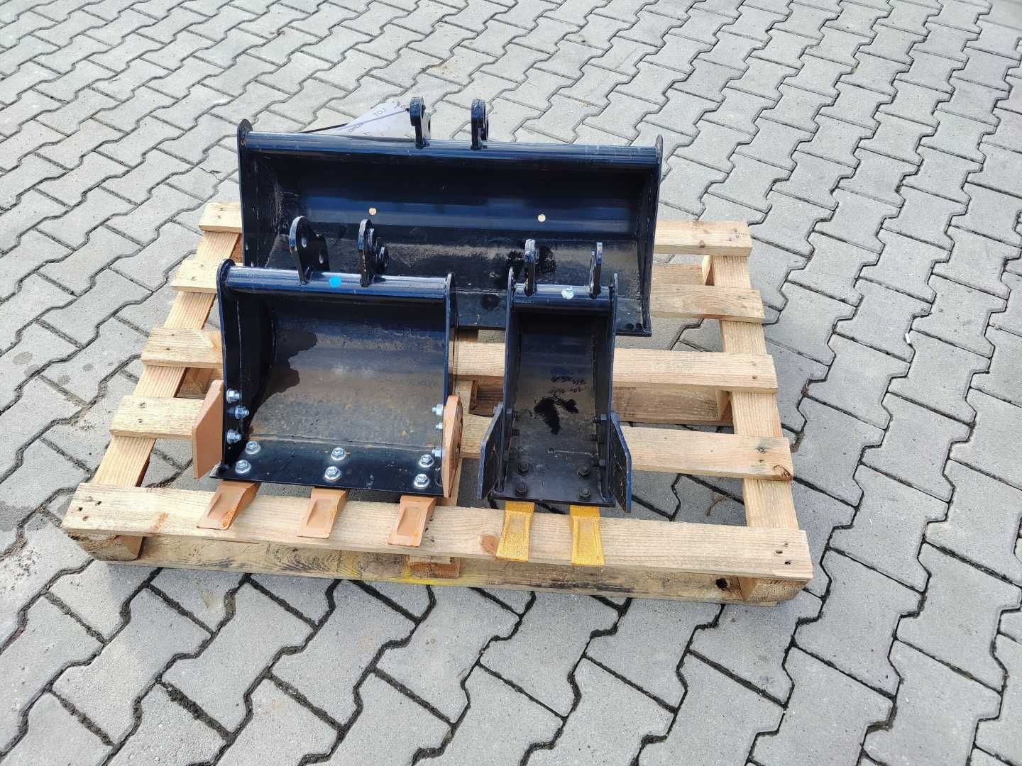 ŁYŻKA ŁYŻKI DO Minikoparki, koparki, zestaw 80 20 40 JCB CAT KUBOTA