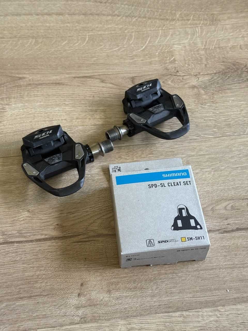Pedały rowerowe SHIMANO 105 PD-R7000 (gwarancja) + nowe bloki