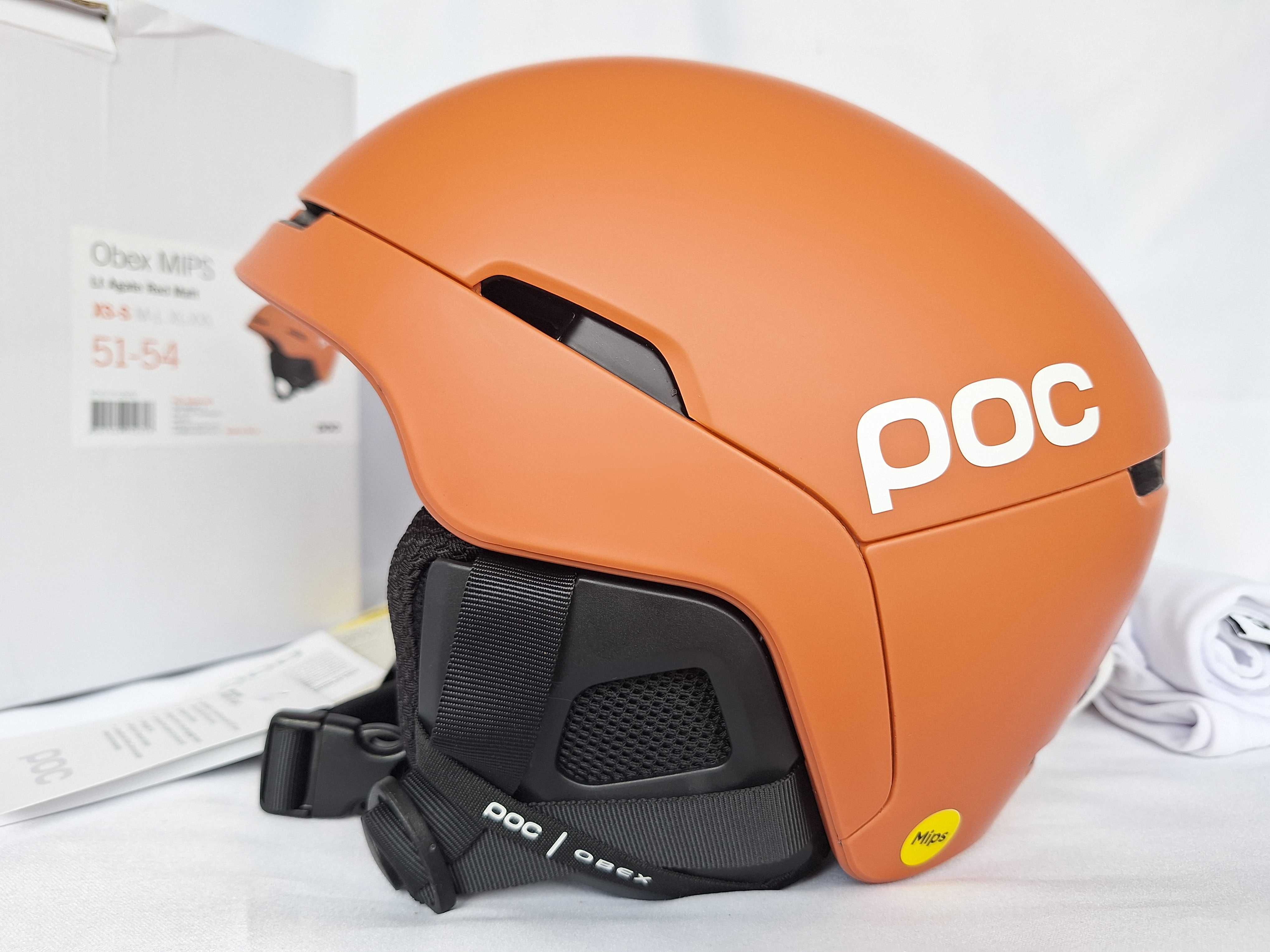 Kask narciarski POC Obex Mips Lt Agate Red Matt XS/S 51-54cm