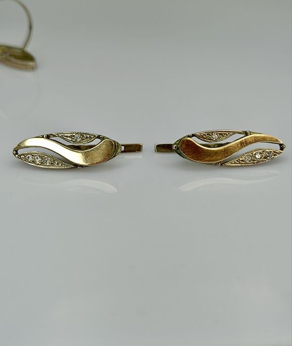 Серебряный набор серьги и кольцо 925 пробы