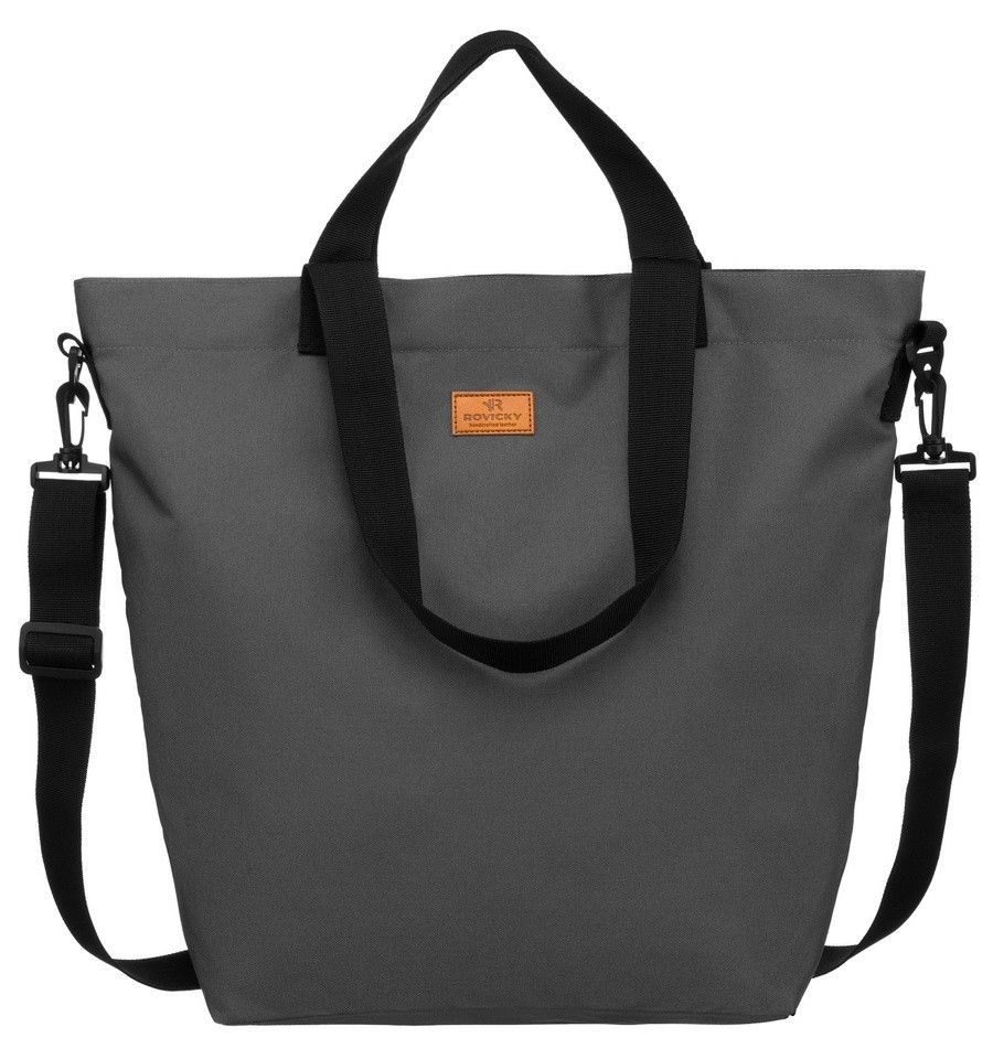 Wygodny shopper damski z poliestru - Rovicky
