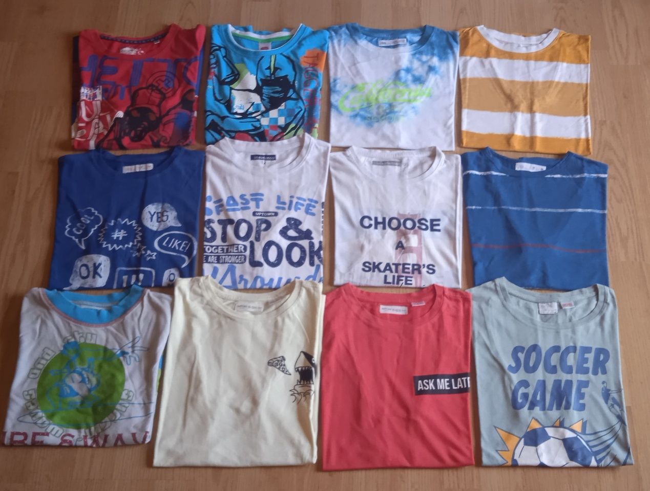 T-shirts e pólos, várias idades