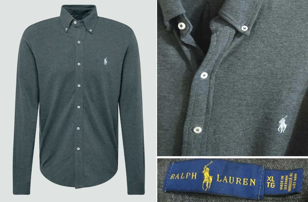 Рolo Ralf Lauren.  рубашка (тянется), р XL,  ориг.  Massimo Dutti