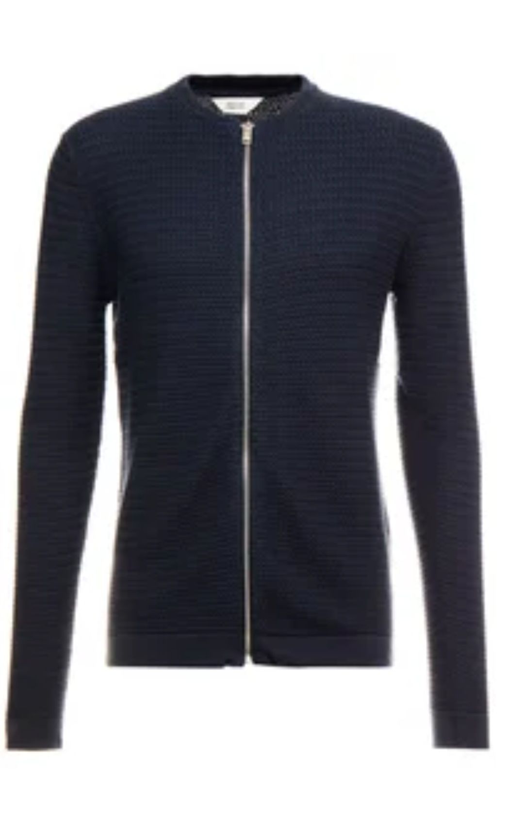 S ! Solid kardigan sweter zapinany na zamek SHAD granatowy