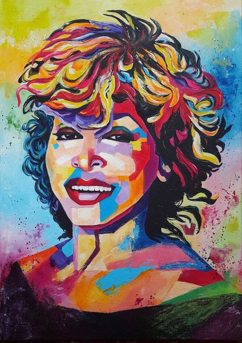 Картина акрилом "Тіна" 50х70см