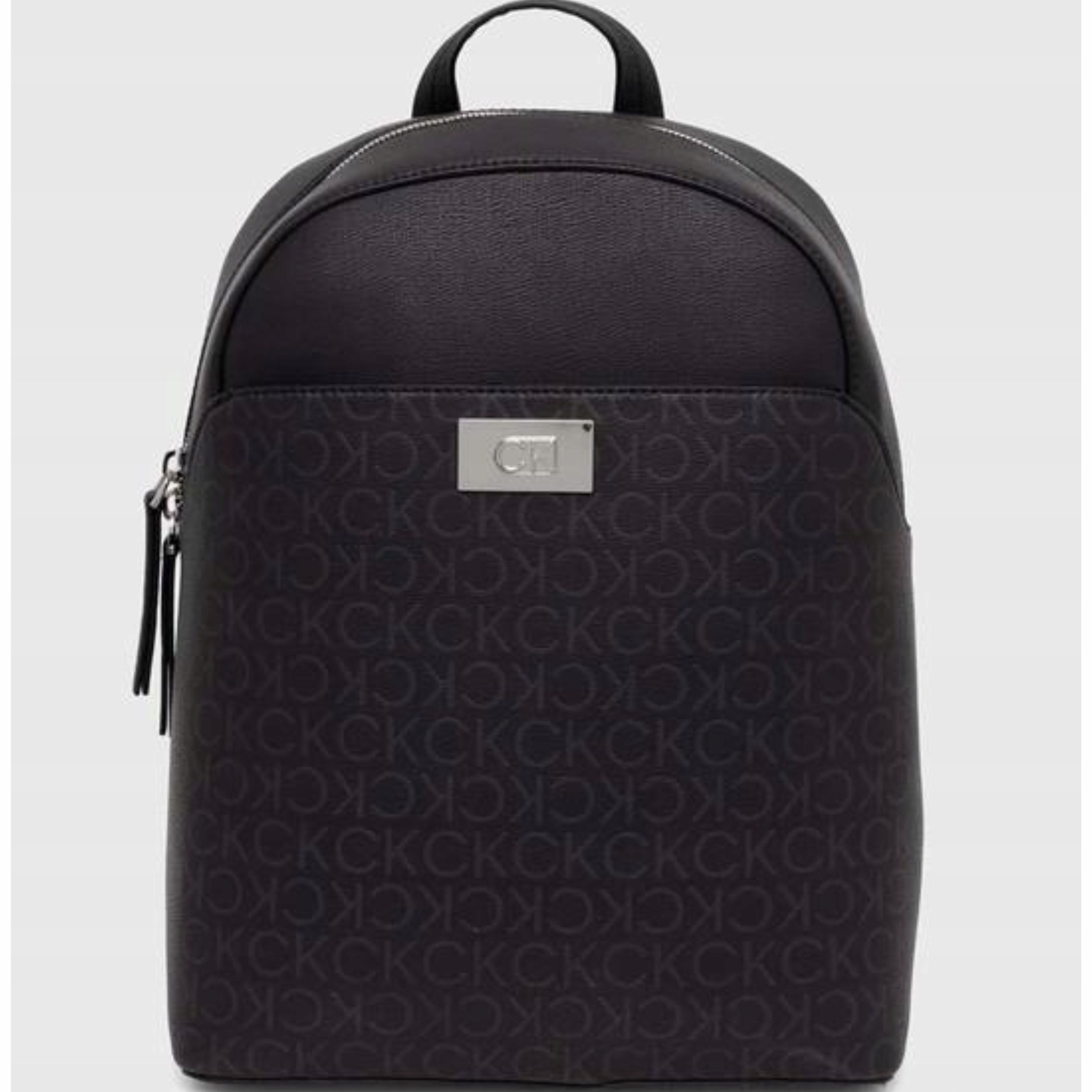 CALVIN KLEIN CK elegancki plecak damski czarny PUSH DOMED BACKPACK