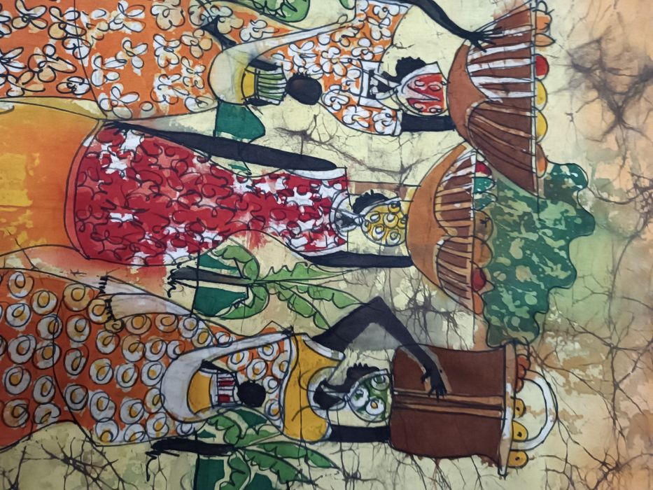 Батик ,ручная работа.