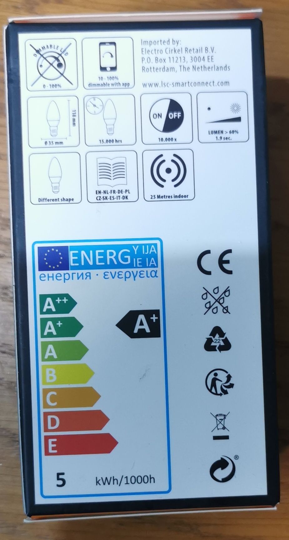 Inteligentna żarówka Led WiFi