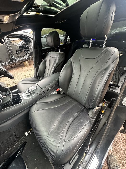 Сиденья кожа сидіння шкіра W222 S Class шкура сідушки передні салон
