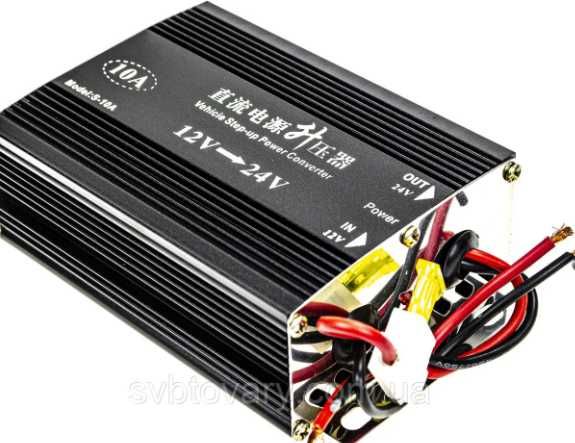 Преобразователь напряжения 12V-24V, DC-DC конвертер 10А