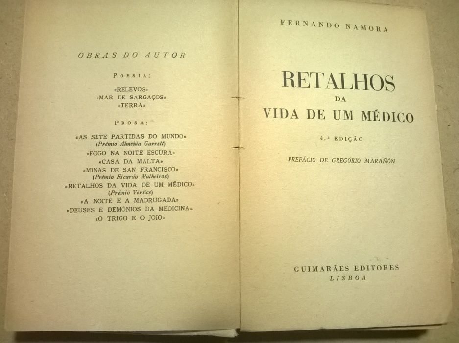 Retalhos da Vida de um Médico - Fernado Namora