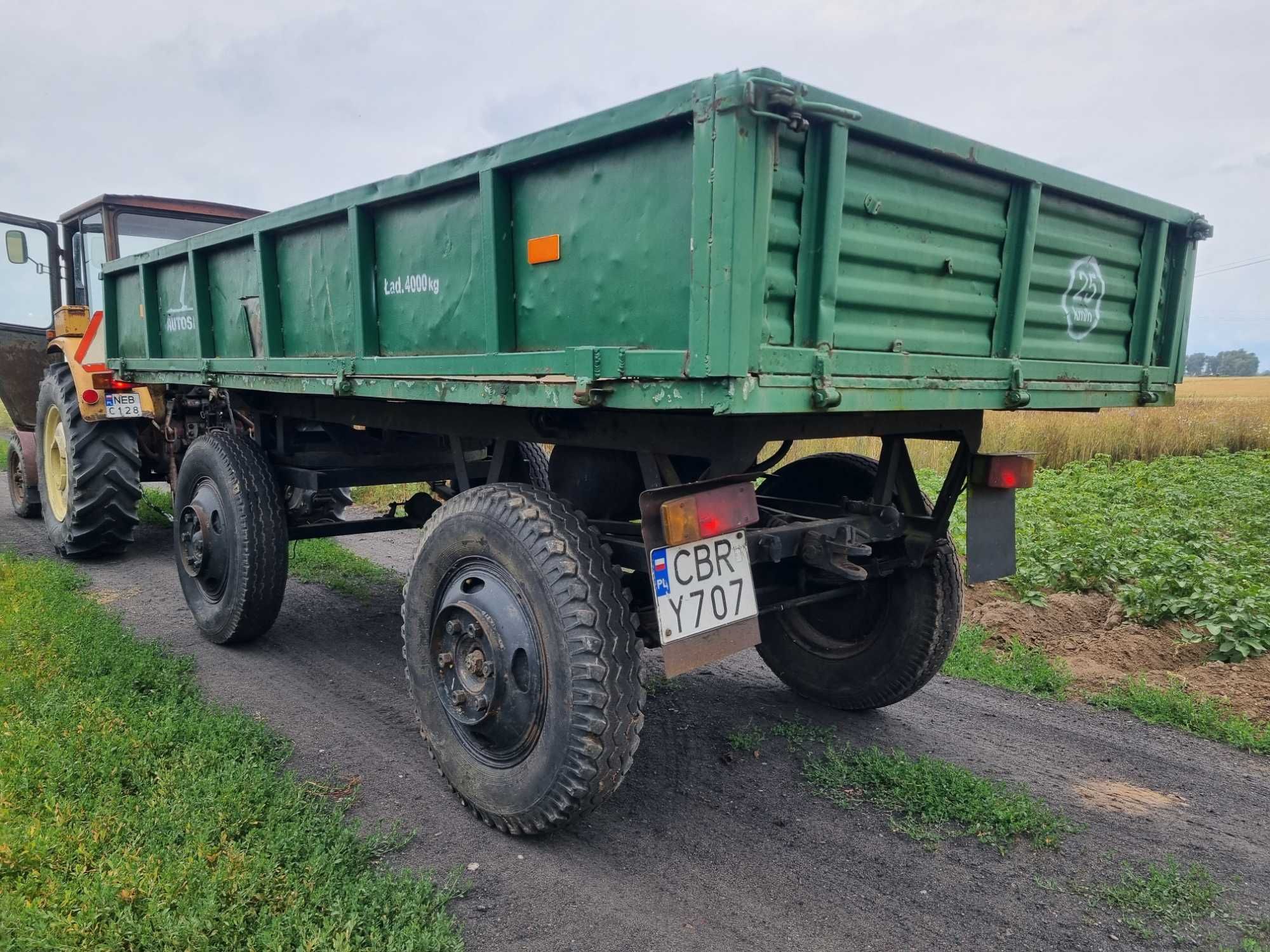 Przyczepa wywrotka autosan 3,5 tony D36 ZAREJESTROWANA (D35 D44 D45)