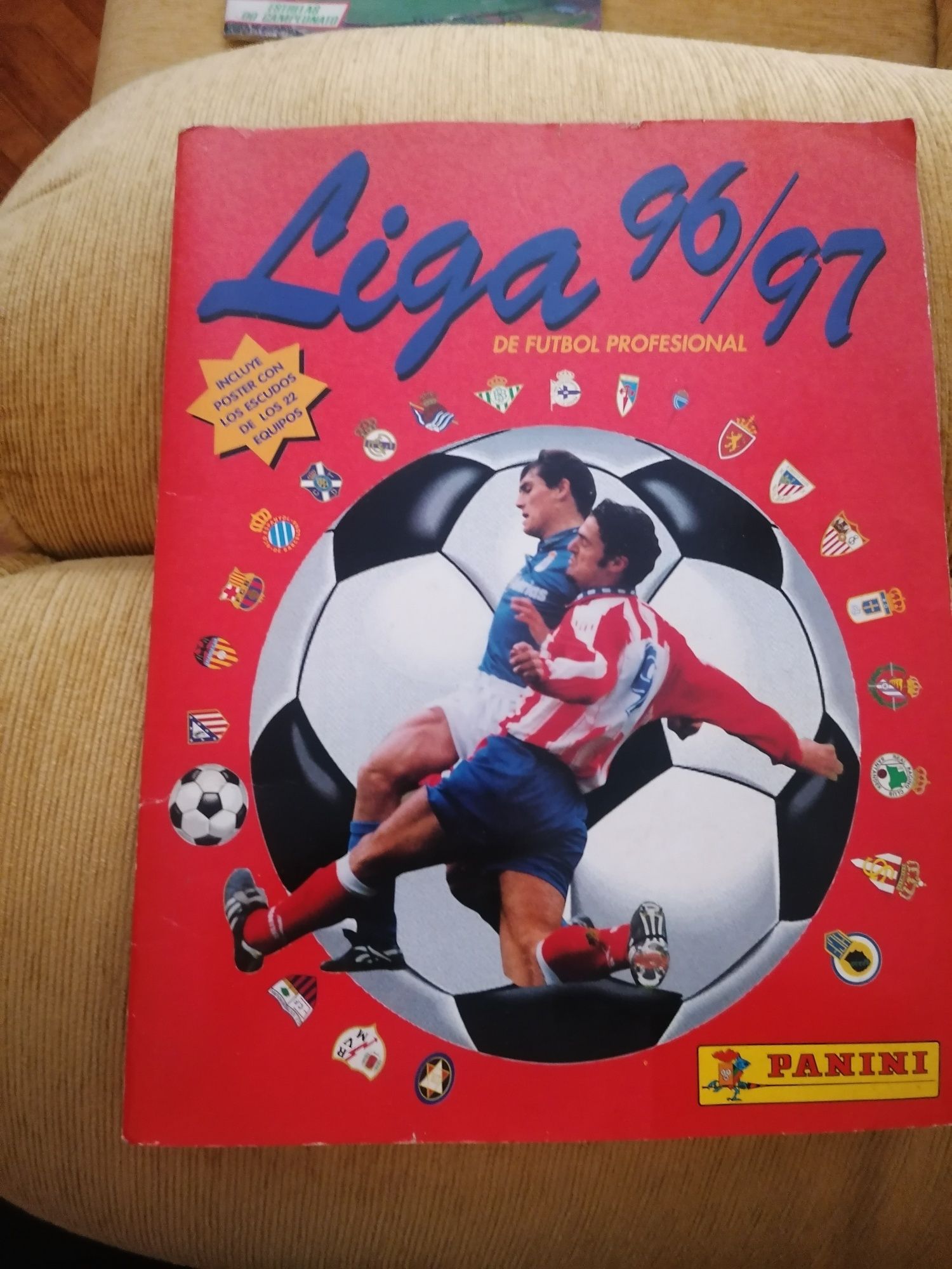 Liga 96 97 de futbol profesional panini completa