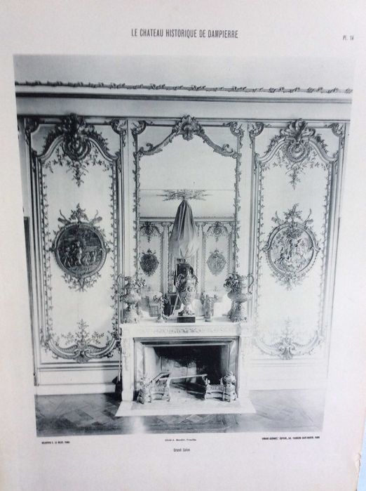 Le Chateau Historique de Dampierre. Heliotipia de 1905. Lote 5