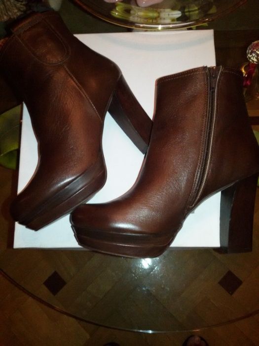 Женские ботильоны .коричневые Gianna di Firenze. Италия р 38