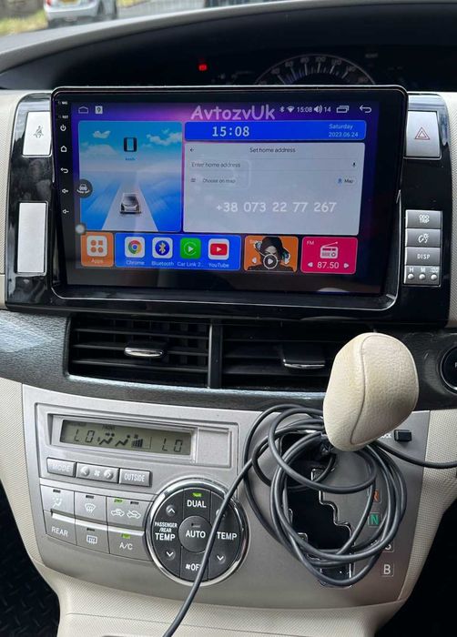 Магнитола Toyota PREVIA ESTIMA RUSH Превия Эстима CarPlay Android 14