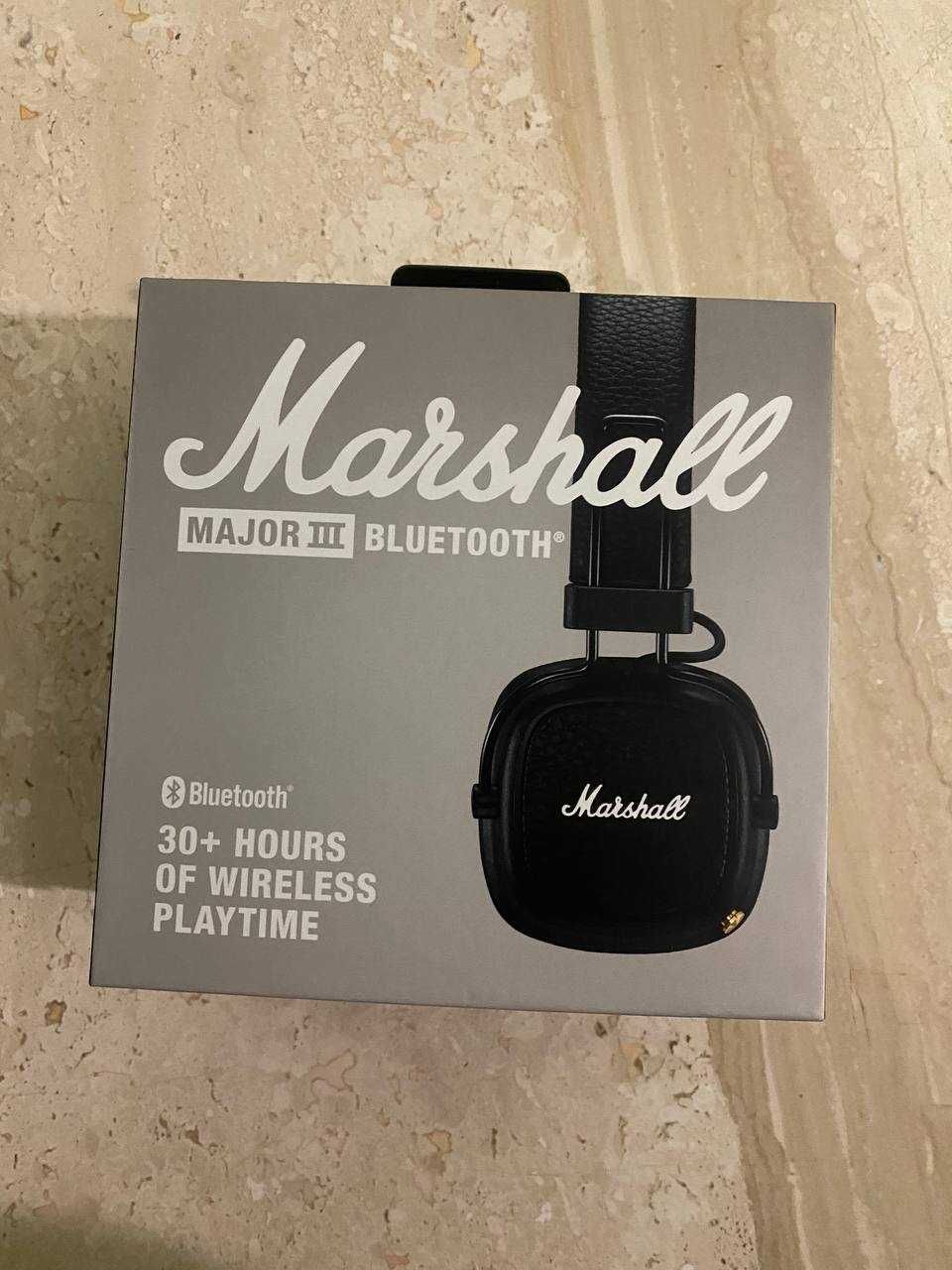 Оригінальні наушники Marshall Major III Bluetooth Black. Нові