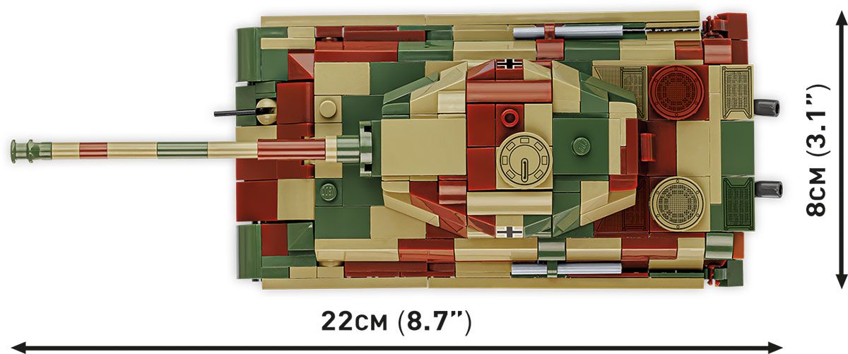 Klocki Cobi 2731 Czołg Kv-2 Ciężki Pojazd Wojskowy Ww2 Wojsko Armia