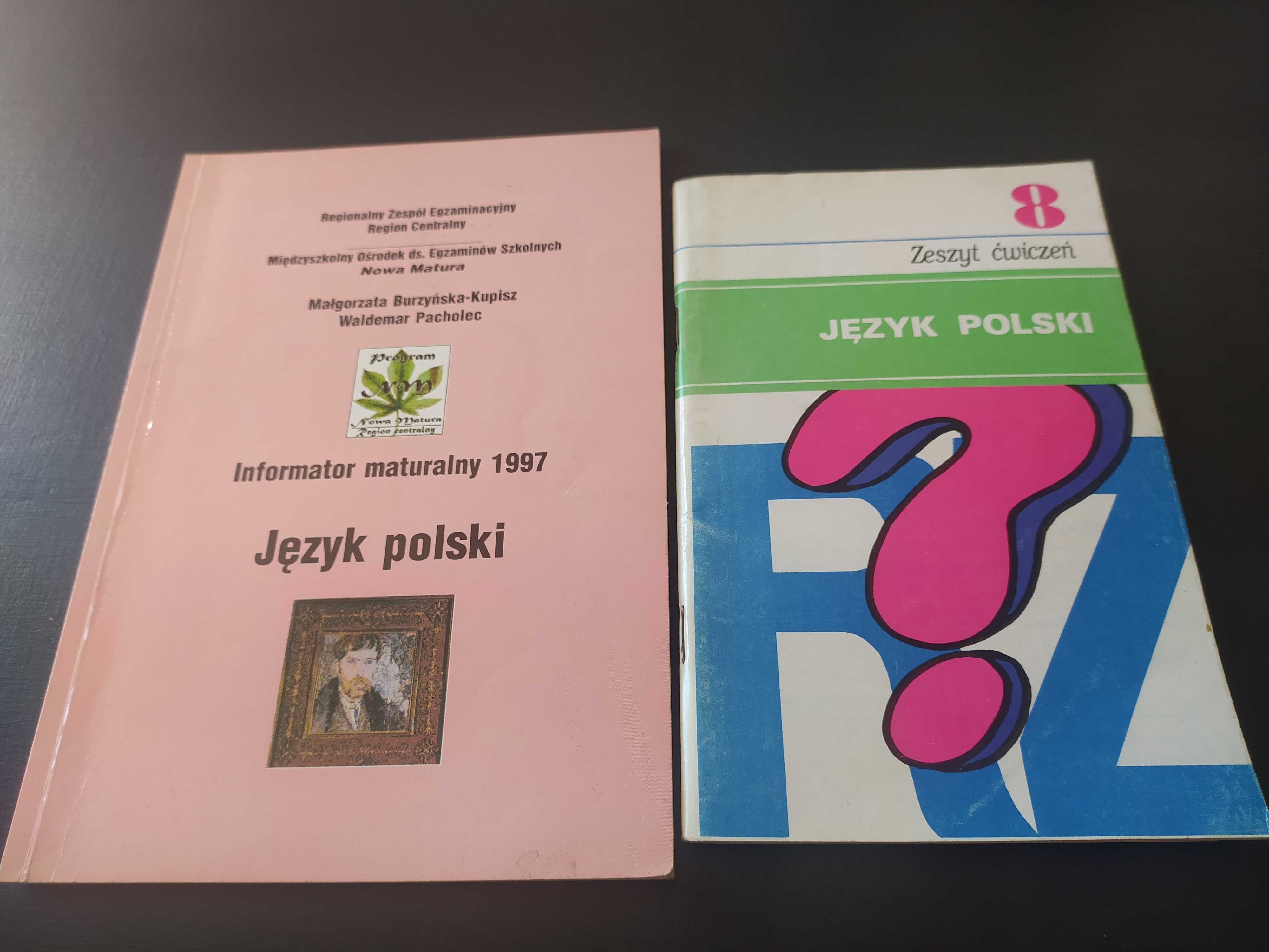 język polski matura , zeszyt ćwiczeń gramatyka klasa VIII