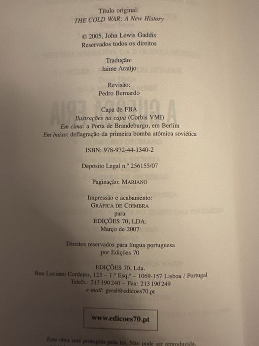 A Guerra Fria de John Lewis Gaddis