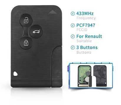 ключ карти Renault диагностика машины