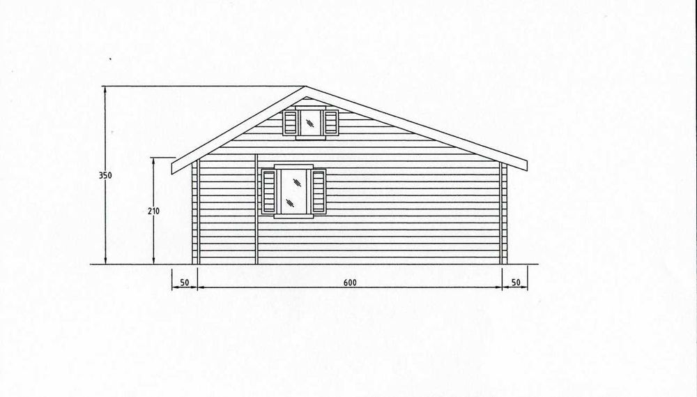 Domek letniskowy 24 m2,  powystawowy