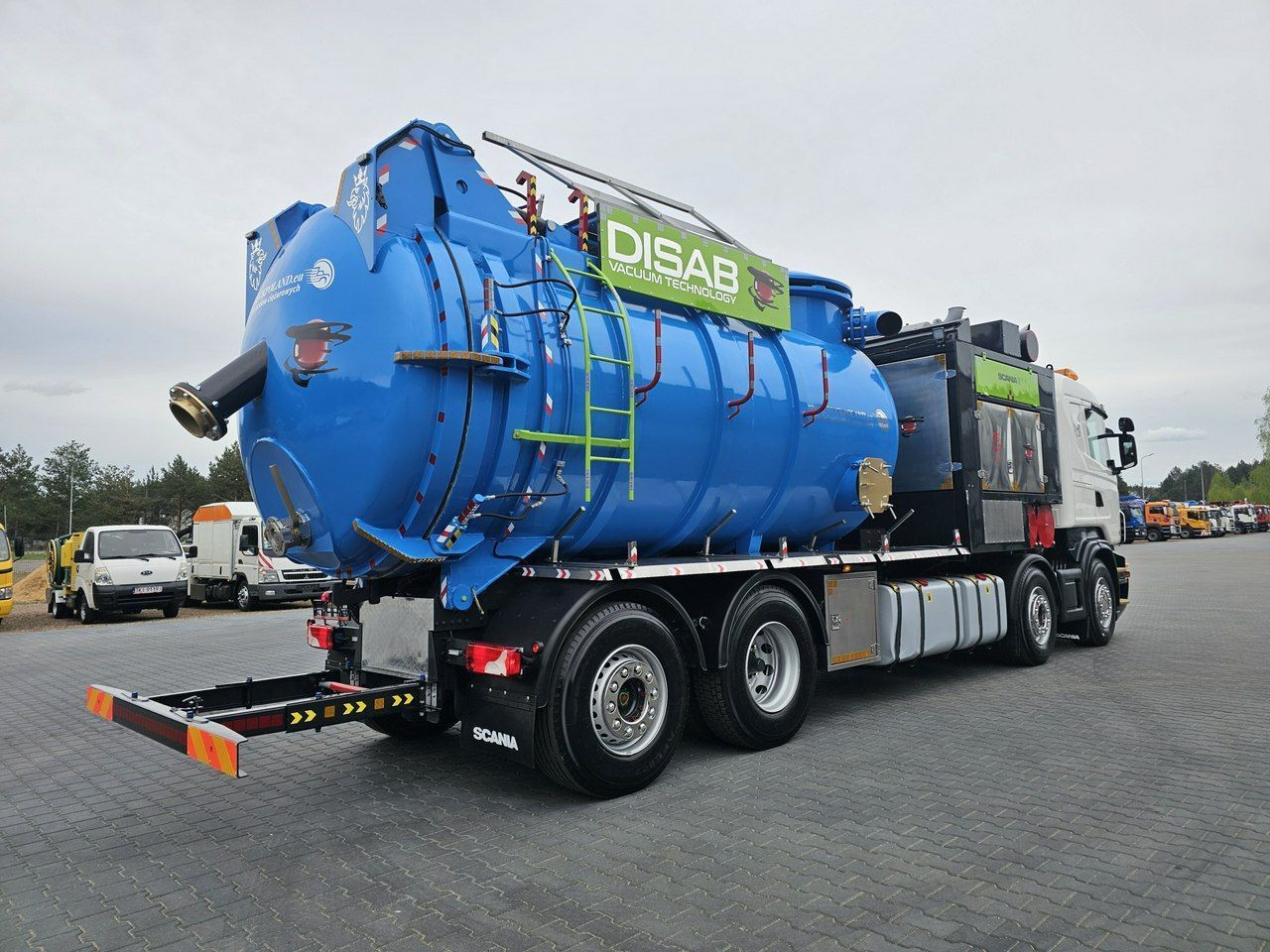 Scania Disab Centurion P210/9 Ładowarka próżniowa ssąca  koparka ssąca substancje sypkie odkurzacz WUKO Saugbagger