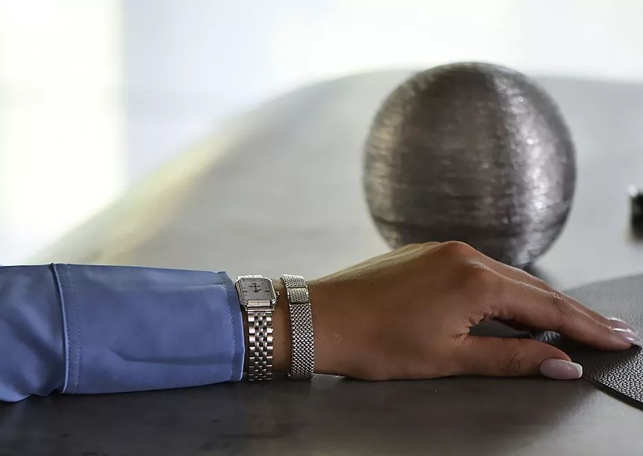 Damski zegarek z białego złota 14k z BRYLANTAMI lwd055wdw&lbw008w Wawa