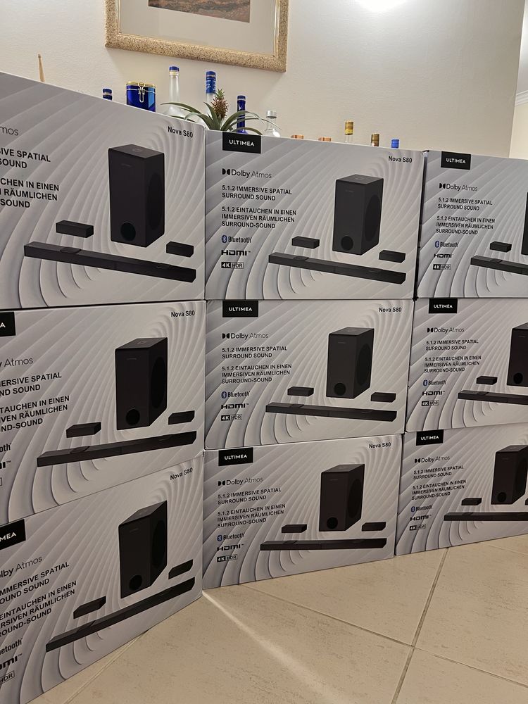 ULTIMEA Barra de som 5,1,2 com Dolby Atmos, NOVA
