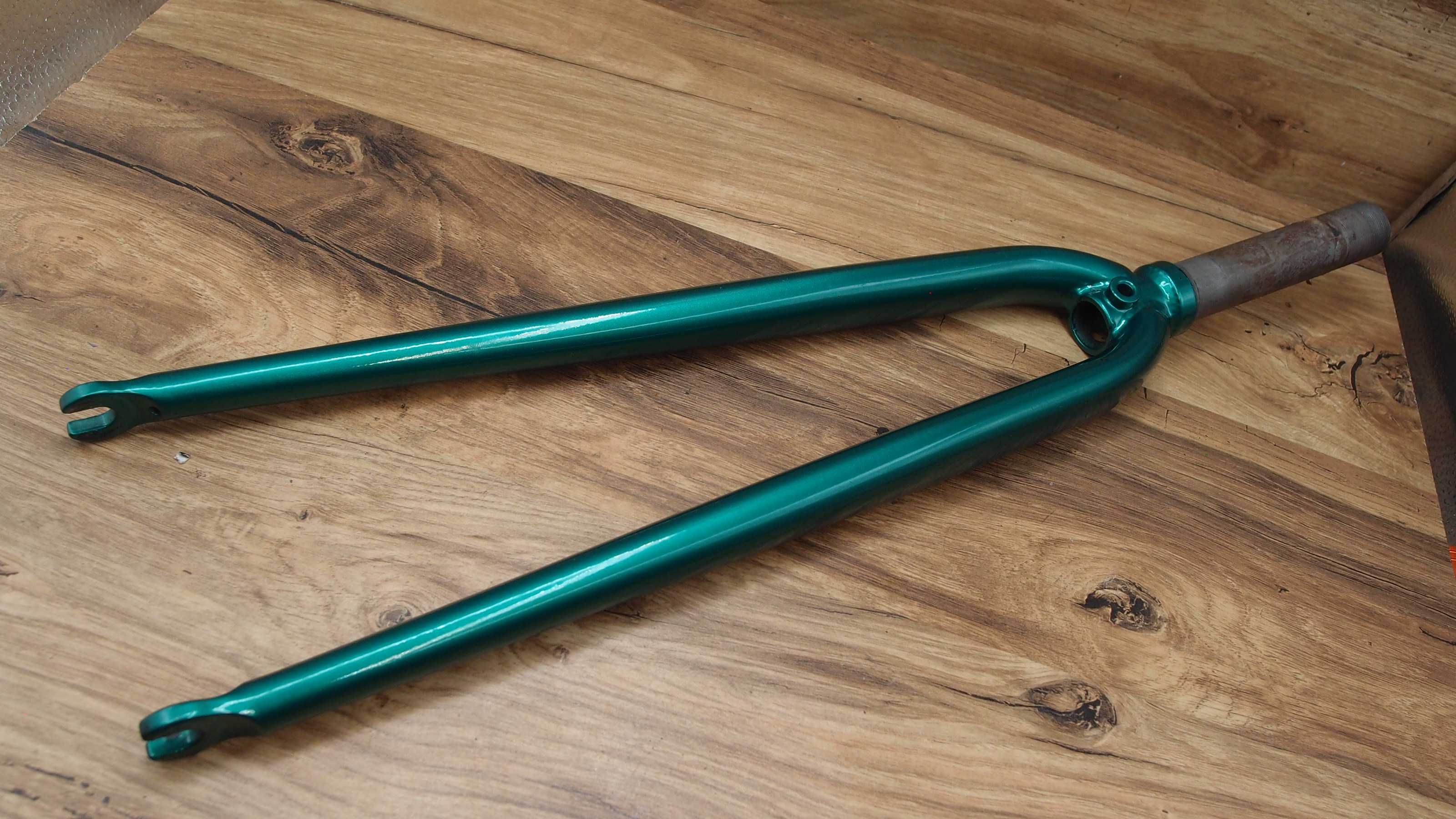 widelec rowerowy stalowy proste golenie 1 cal rigid fork