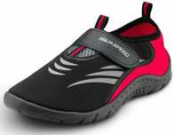 Buty do wody AQUA SPEED czarno - czerwone ( różne rozmiary )