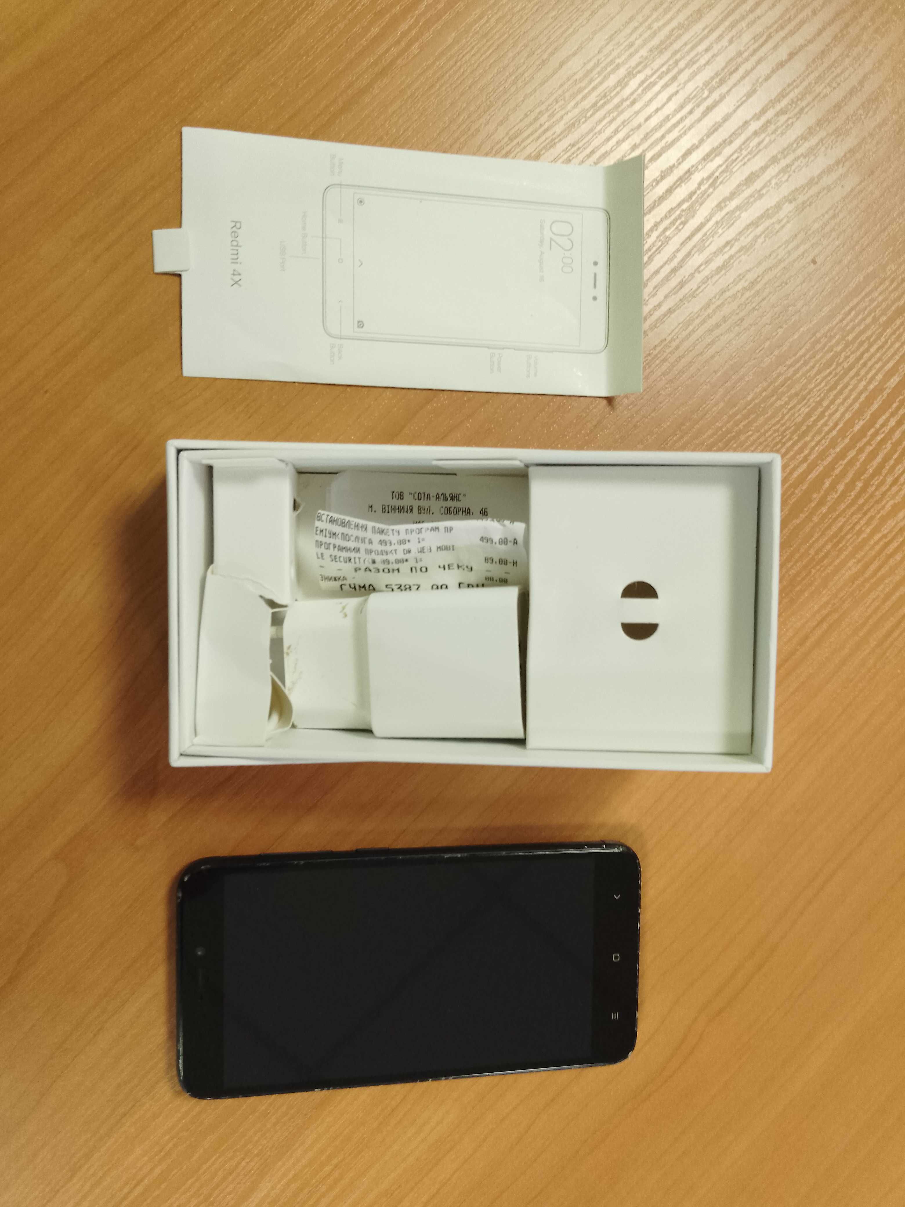 Продам смартфон Redmi 4x 3/32
