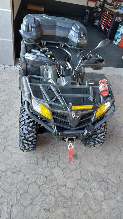 Quad Cf moto 520 S ciągnik zarejestrowany 500 kufer 4x4 wyciągarka led