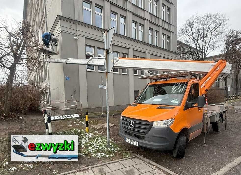 Zwyżka podnośnik koszowy zwyżka nożycowa z operatorem lub bez wynajem