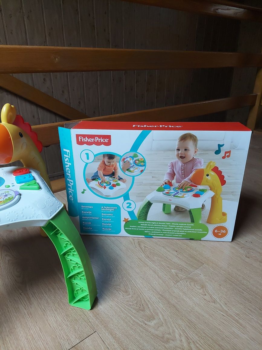 Stolik edukacyjny Fisher Price żyrafa