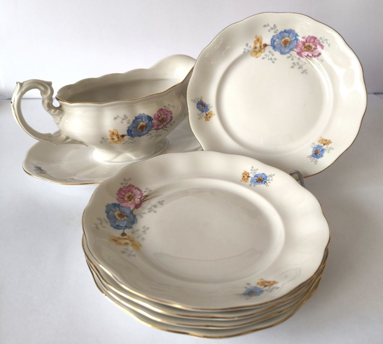 Serwis obiadowy Koenigszelt piękna stara porcelana