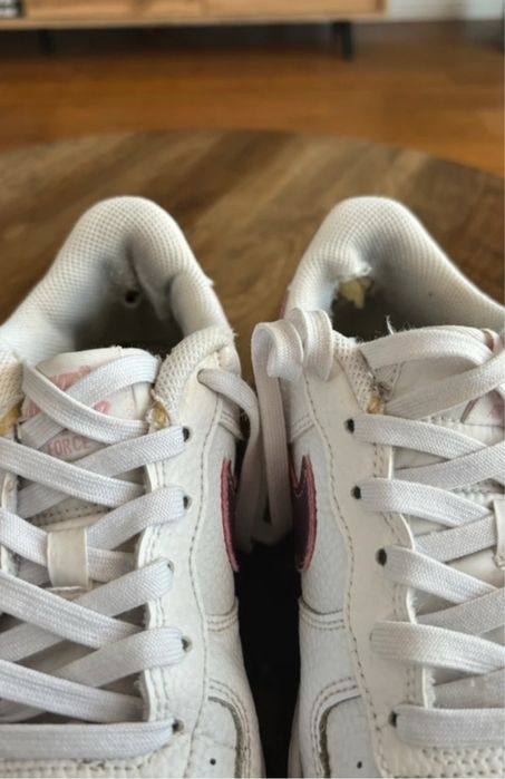 Nike airforce1 pink glaze biale airforcey 38 air