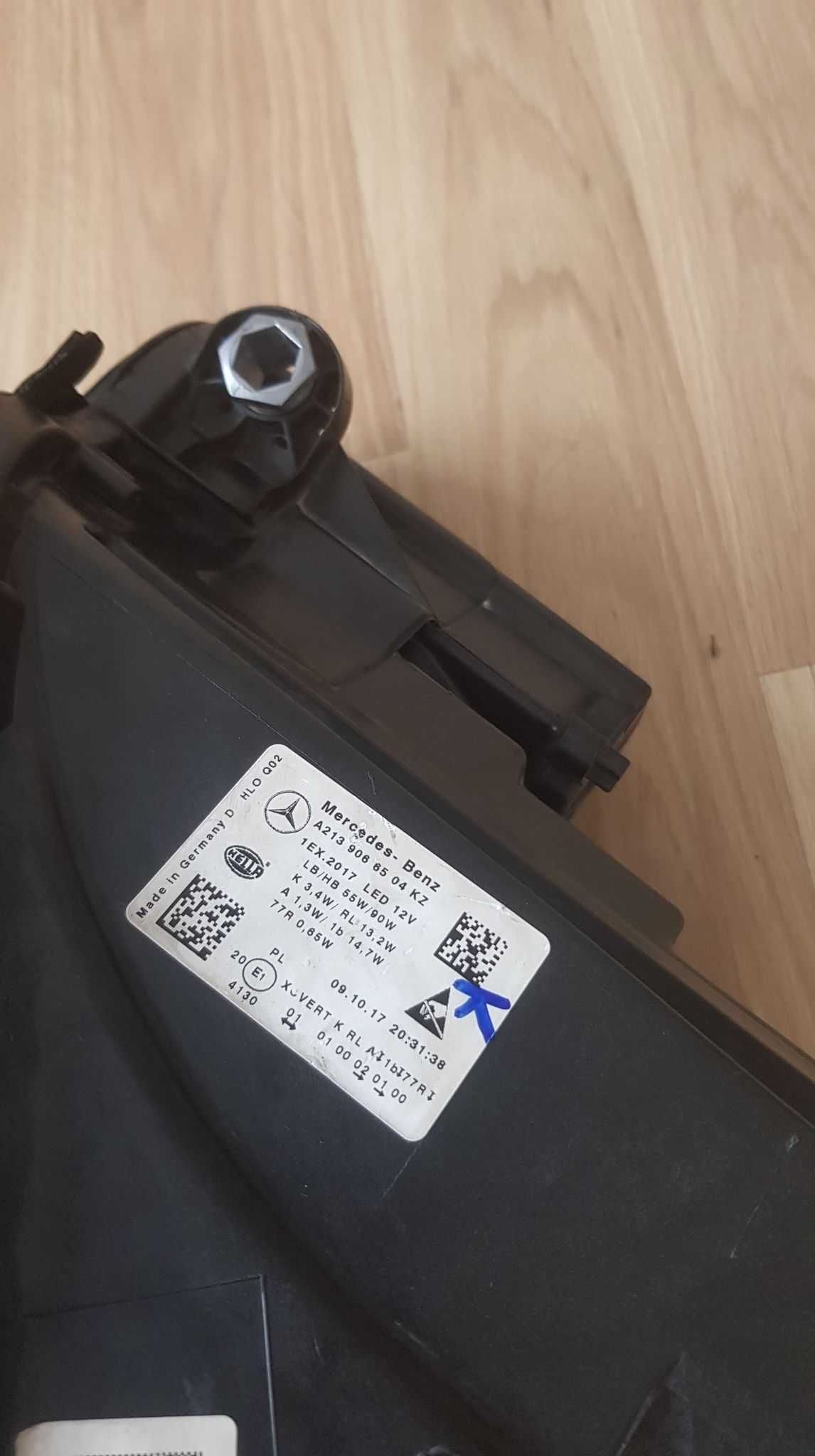 przednia lewa lampa mercedes 213 multibeam lewa lampa w213 e klasa