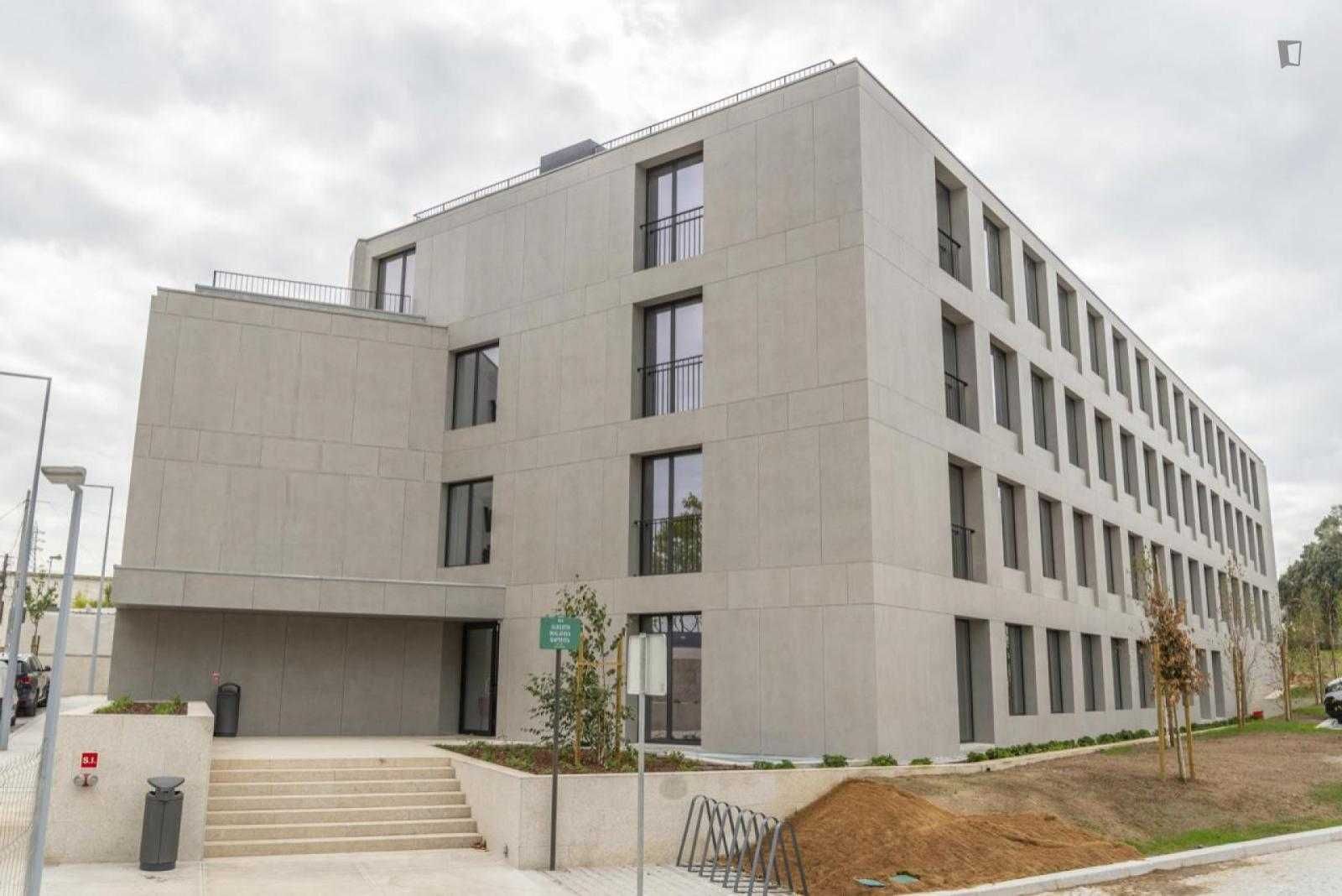Quartos numa residencia para estudantes