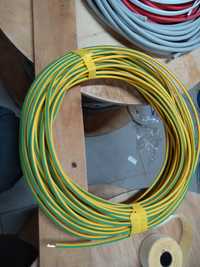Przewód uziemiający kabel linka Ly 16mm2 Lgy żółto-zielony 15m