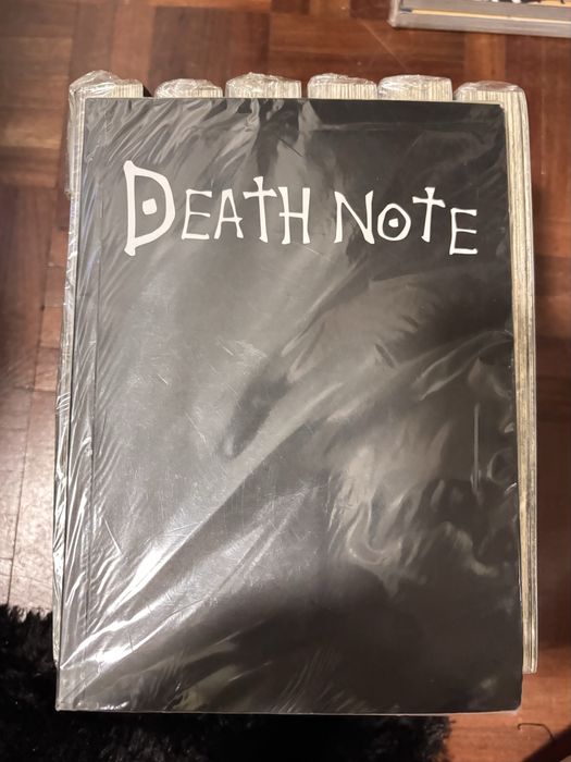 Colecao mangas death note black edition + caderno em perfeito estado